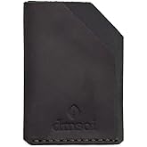 Handmade Minimalist 100% Genuine Leather Card Holder – Premium Slim Handmade Card Holder for Everyone No Machine Artisan Craft Durable Everyday Carry Cardholder, Gift For Everyone. (Green Black)