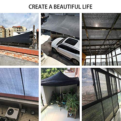 HJRD Garten Sonnenschutznetz Schattiernetz Mit ösen Sonnensegel Verdickte 8-pin Sonnenschutz UV Schutz Rechteckig… – Bild 7