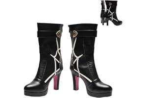 TAEULIM Kafka Cosplay Shoes Boots Honkai Kafka Cosplay Shoes Anime Shoes Halloween Party Boots For Women