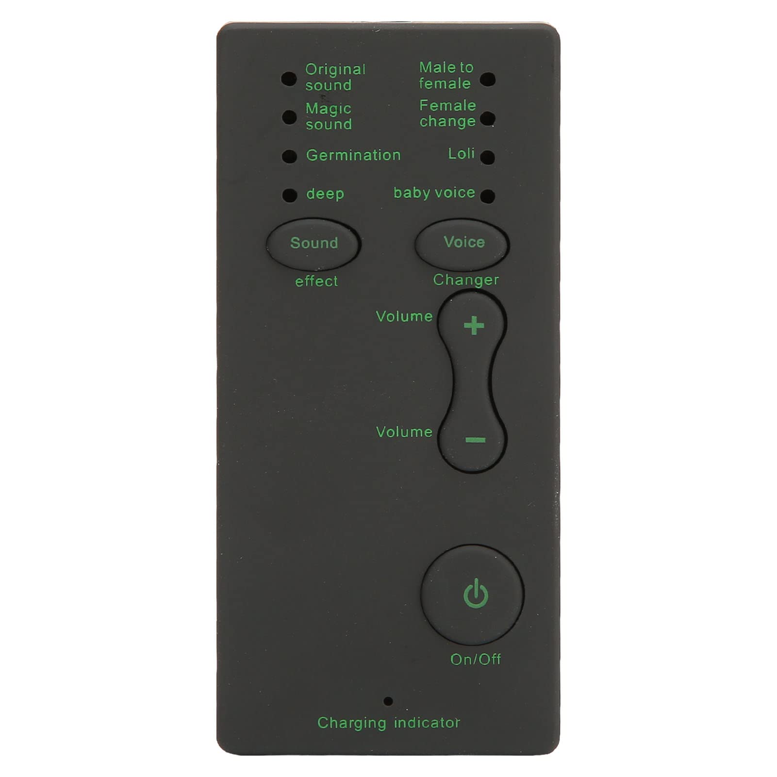 Jectse Voice Changer, Handheld Voice Changer for Adults Portable Voice Changer Disguiser with 7 Sound Effects Voice Changer Device for Smartphone Computer Laptop