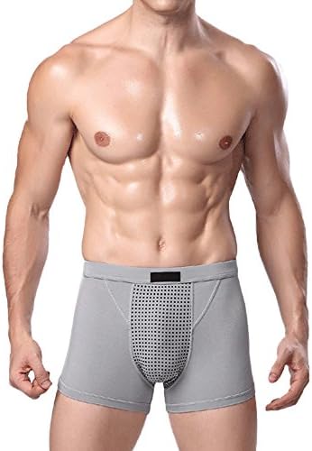 SLJ Men's Energy Underwear Health Therapy Boxers Briefs With 38 Magnets Plus Size