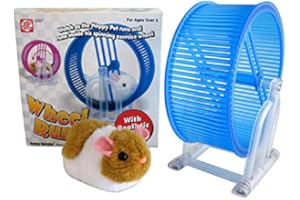 WESTMINSTER ABL Happy Hamster Pet with Wheel Runner Battery Operated Kid's Toy