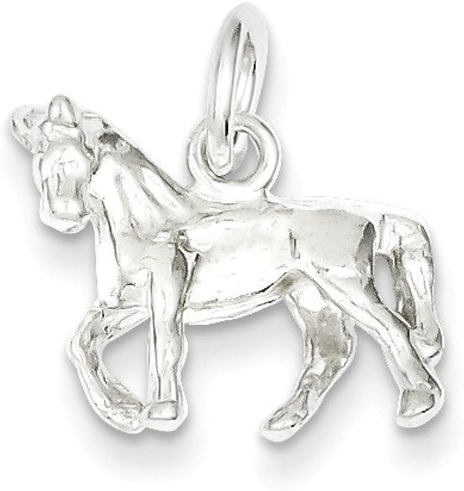 Sterling Silver Horse Charm Amazon.ca Jewelry