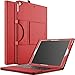 IVSO Apple iPad Pro 12.9 Case With Keyboard Ultra-Thin DETACHABLE Bluetooth Keyboard Stand Case / Cover for Apple iPad Pro 12.9-inch 2015/2017 Version Tablet (Red)