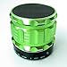 Portable Mini Bluetooth Wireless Metal Speaker,Rechargable Battery Support Green Color