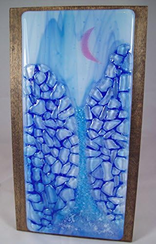 Fused Glass Waterfall Art - #WM34