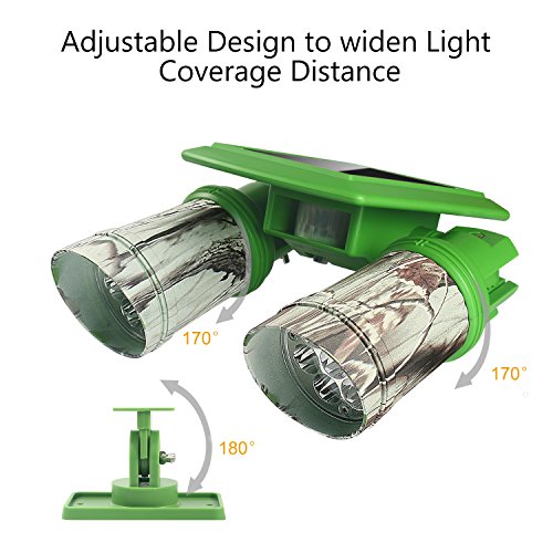 ARTITAN Feeder Light Hog Hunting Green Light Motion Sensor Light 120