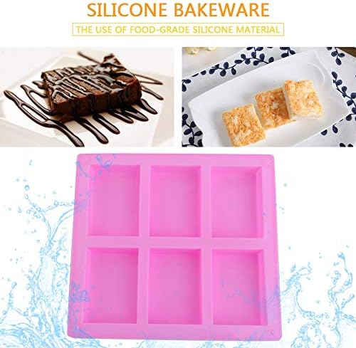 Bebe Puericulture Accessoires Et Decorations Boutons Et Poignees Hehilark Savon Pratique Fait A La Main En Silicone Moule 6 Trous Rectangulaire Moule A Patisserie Moule En Silicone Gateau Ustensiles De Cuisson