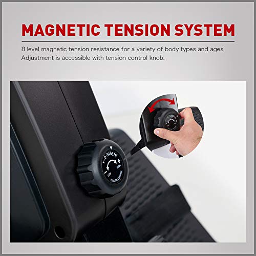 JOROTO Rowing Machine Rower Equipment - Folding Magnetic Exercise Rower Rowing Machine for Home Use