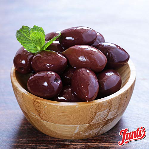 Fantis Greek Pitted Kalamata Olives Bulk from Greece 4 Pounds