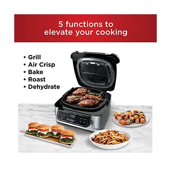 Ninja Foodi Pro 5in1 Indoor Integrated Smart Probe, 4Quart Air Fryer