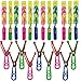 FUNPRT Rocket Helicopter Slingshot LED Copters Take Off Like a Rocket Like a Helicopter Landing 24 Pcs