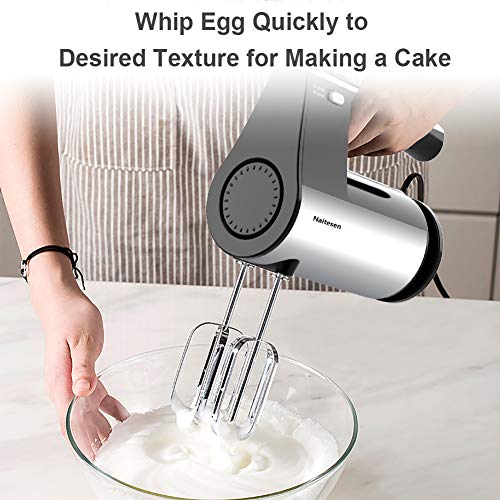 Hand Mixer Electric 600W 10 Speed Powerful with Turbo Handheld Mixer