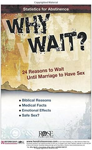 Why Wait? Pamphlet โ June 1, 2001