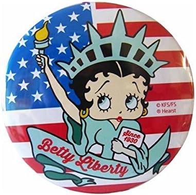 Amazon ベティー缶バッチ Sサイズ Bt Gb06 アメリカン雑貨 アメリカ雑貨 ベティ ベティブープ ベティちゃん ベティーちゃん バッジ ホビー