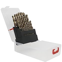 Metric Cobalt Drill Bits Set 1-13mm 25PCS, M35 high