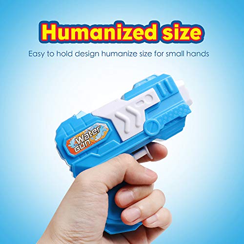 6 Pack Water Gun Blaster Soaker Squirt Guns Bulk for Water Fighting Summer Pool Beach Party Favors Toy for Kids Boy Girl