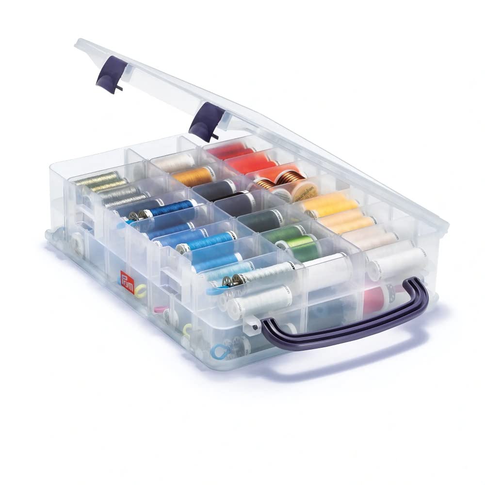 Prym Giorgetti Strass Thread Reel Box x 1 Bandana, Clear, One Size