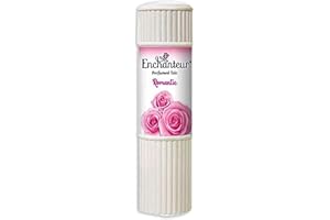 Enchanteur Romantic,Body Perfumed Talc 200 G. (7.05 Oz),The Exotic Sensual Fragrance of Bulgarian Rose and White Jasmine by naveenana