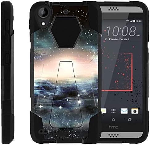 For HTC Desire 550 Case / HTC Desire 555 / HTC Desire 530 Ituffy [Dual Layer] [Impact Resistance] [KickStand] Hybrid Armor Case Galaxy 2