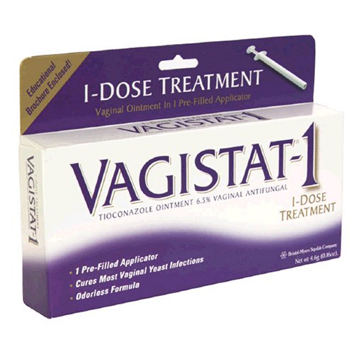 Vagistat-1 1-Dose Treatment Vaginal Antifungal Tioconazole Ointment.16-Ounce Tubes (Pack of 2)