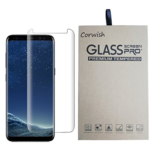 Galaxy s8+ screen protector , 3d curved edge to edge ca…