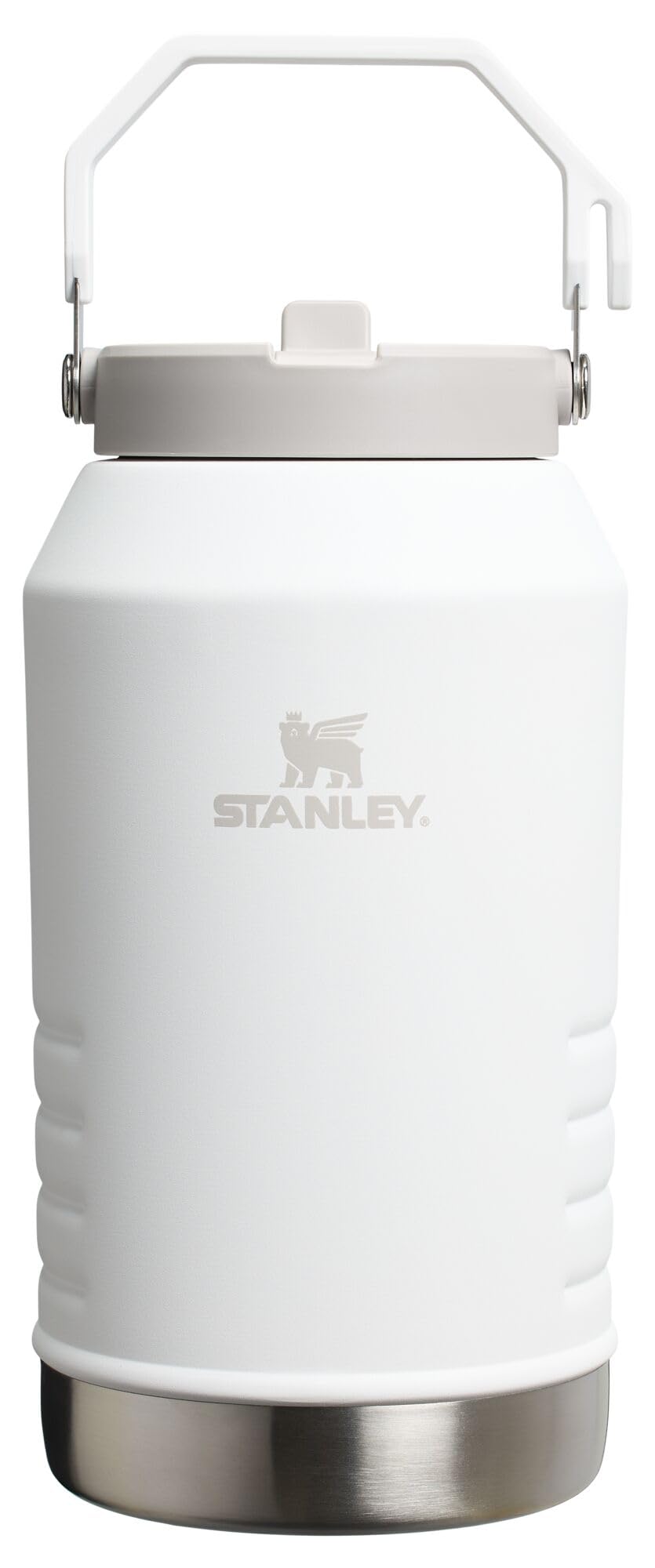 Stanley IceFlow 2.0 Flip Straw Jug with Handle 96 oz | Twist On Lid and Flip Up Straw | Leakproof for Travel and Sports | Insulated Stainless Steel | BPA-Free | Frost Image