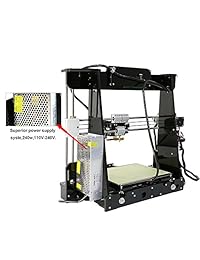 Anet Auto Leveling A8 impresora 3D con filamento incluido, boquilla de extrusión de 0.016 in, herramientas, sensor de nivel automático Reprap i3 DIY Kit de impresora 3D Sensor de autonivelación