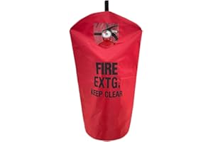 Fire Extinguisher Cover, Heavy Duty Fire Sa-fety Protective Sleeve from Scuffs & Scratches Accessories, 18"Wx26"L, 1 Pcs (13-