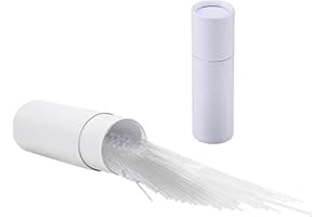 RGULICX Glass Capillary Tubes 1000 Pcs, 0.3mm OD Micro Glass Capillary Tubes for TLC Spotting Lab Capillary Tubes