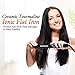 GORRON Ceramic Tourmaline Ionic Flat Iron Hair Straightener with Adjustable Temperature Suitable for All Hair Types Makes Hair Shiny and Silky，Heats Up Fast Dual Voltage（190°F-450°F）thumb 1