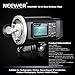 Neewer® 600W GN87 HSS Outdoor Flash Strobe Light with 2.4G Wireless System & 8700mAh Rechargeable Battery to Provide 500 Full Power Flashes Recycle in 0.01-2.5s Bowen Mount NW600BM