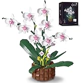 Orchid Building Set, Compatible with Lego Flowers for Adults,Gifts for Birthday Valentine's Day Mother's Days - Artificial Plant Home Decor(991pcs)