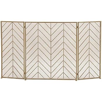Amazon Com Fireplace Screen Lxla 3 Panel Fire Place Doors Large