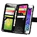 Note 4 Case, Galaxy Note 4 Case, Joopapa Galaxy Note 4 Wallet Case,Pu Leather Case Magnet Wallet Credit Card Holder Flip Cover Case Built-in 9 Card Slots & Stand Case for Samsung Galaxy Note 4 (Black)