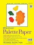Strathmore 365-12 300 Series Paper STR-365-12 40 Sheet Disposable Palette, 12 by 16", 12"x16", White