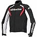 Alpinestars Fastback Waterproof Jacket (LARGE) (BLACK/WHITE/RED)