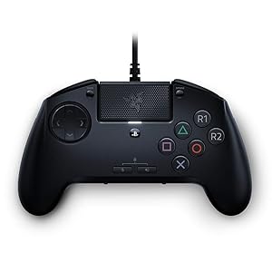 Razer Raion Fightpad for PS4 Fighting Game Controller: 8 Way D-Pad - Mechanical Switch Front Buttons - 3.5mm Audio - Classic Black