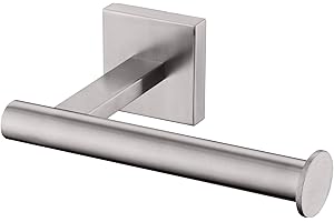 KOKOSIRI Toilet Paper Holder Tissue Paper Dispenser for Bathroom Toilet Roll Holder Wall Mounted, Brushed Nickel Stainless St
