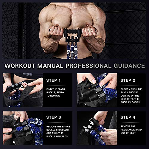 INNSTAR-Pedal-Resistance-Band-Multifunction-Pull-Rope-Fitness-Equipment-Upgraded-3-Bands-Natural-Latex-Sit-up-Bodybuilding-Expander-for-ABS-Waist-Arm-Chest-Stretching-Slimming-Training