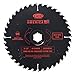 CUZ-D INDUSTRIES CARBIDE TIP SAW BLADE - 40 Tooth Premium Straight Flush Saw Blades, Non-Stick, General Purpose Wood Cutting Wheel, Circular Saw Wheels, 8.5