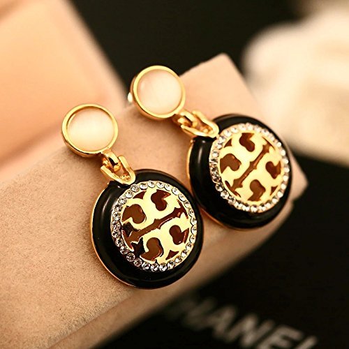 Countryside Jewelry Women's Chic Stylish Earrings (black pendant)