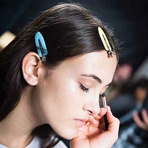 12PCS No Bend Hair Clips, Aniwon No Crease Hair Clips, Makeup No Bend Hair Clips for Women for Hair Styling and Makeup Application