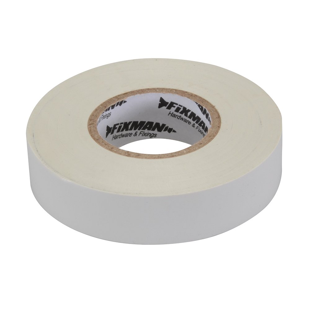 Fixman 189311 Insulation Tape 19 mm x 33m White