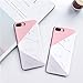 iPhone 8 Plus Case, iPhone 7 Plus Case, Jwest Marble Design Pink Geometric Anti-Scratch &Fingerprint Shock Proof Thin Non Slip Matte Back Hard Protective Cover for Apple iPhone 7 Plus/iPhone 8 Plus