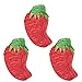 Mini Chili Pepper Piñatas, Mexican Party Decorations for Cinco de Mayo ( 4 x 7 x 2 In, 3 Pack)