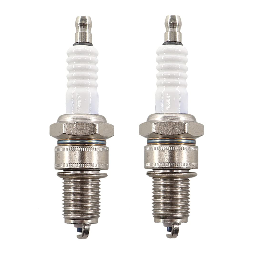 MCHNIC 2 x Spark Plug for Einhell Lawnmower GC-PM 47/2 S HW, GC-PM 52/2 S HW, GC-PM 56/2 S HW, GC-PM 46/2 S HW-E, GC-PM 40 BM 51