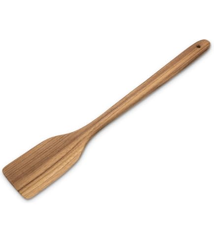 Cucchiaio da cucina Staub con foro | 31 cm manico in legno d'acacia