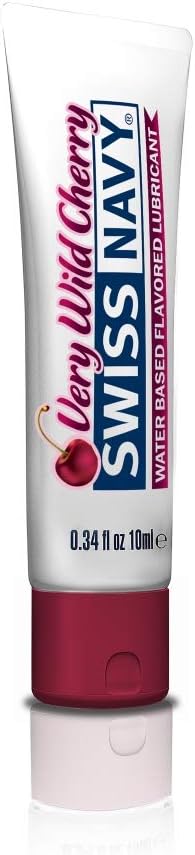 Very Wild Cherry Flavored Lubricant - 10ml, Transparent, 10 ml (Pack of 1)