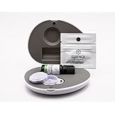 Essence Pearl Travel Case - Wearable Aromatherapy Kit with Nasal Diffuser Rings, Soaking Bay, and 5mL Essential Oil – Portable Wellness Gift Set for On?The?Go Self Care